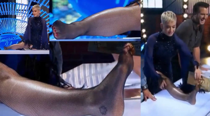 Katy Perry Pantyhose Feet & Legs – Golden ticket american idol