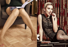 Johansson stockings scarlett Celebrities in