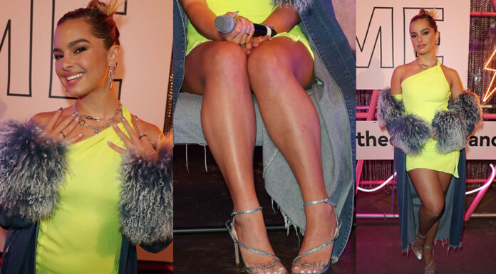 Addison Ree in Feet and Legs at Pandora ME Launch at Leake Street Arches in London