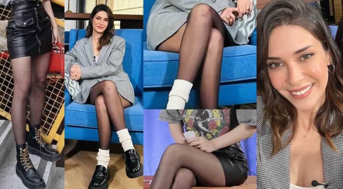 Devrim Özkan in Crossed Legs and Pantyhose Compilation Pictures